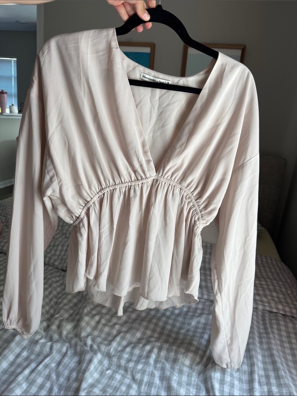 Abercrombie & Fitch Bubble Long Sleeve Top
